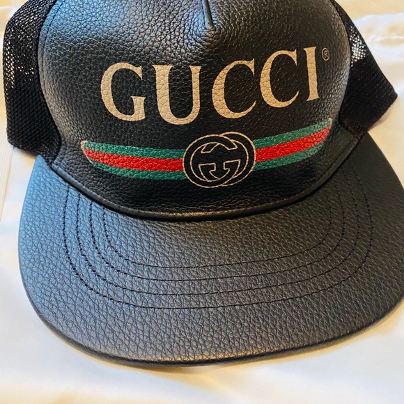✅Brand New Leather Gucci Hat W/ Dust Bag & Tags✅ - Picture 3 of 8